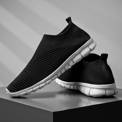 Chaussures de marche d'extérieur à enfiler unisexes (soutien de la voûte plantaire, anti-dérapant, correction de la posture, design à enfiler)
