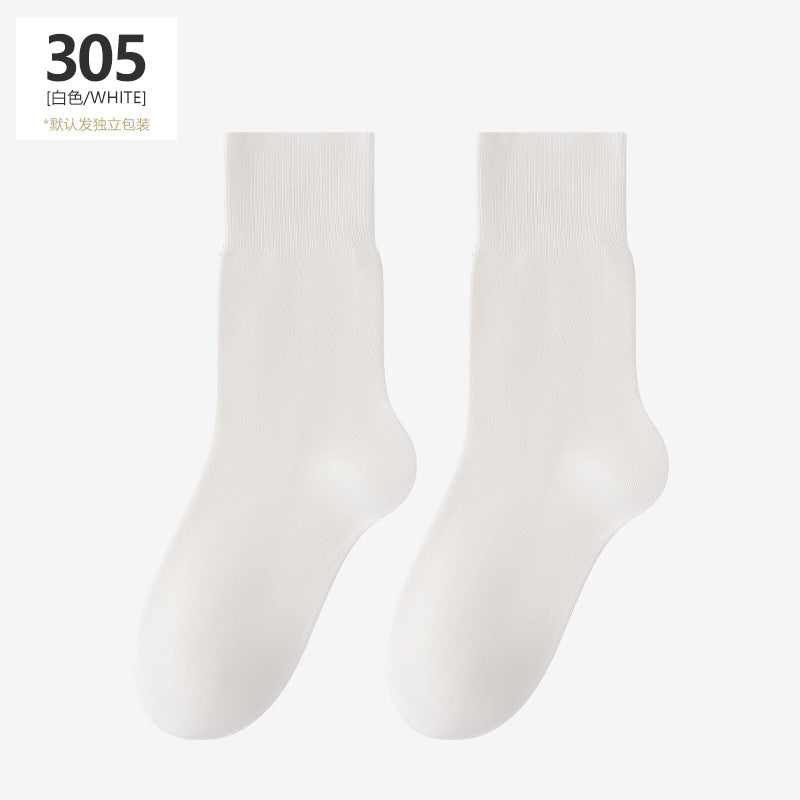 Chaussettes pour femmes mi-hautes, amples, antibactériennes en pur coton avec désodorisant SO 03