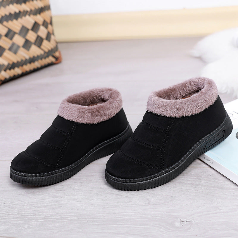 Bottes chaudes en polaire antidérapantes pour femmes