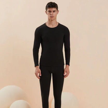 🔥Vente d'hiver chaude !🔥 Ensemble de sous-vêtements thermiques unisexe, ultra doux, col rond (NY01)