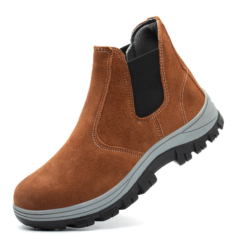 Chaussures De Marche D'extérieur À Enfiler Pour Hommes (Soutien De La Voûte Plantaire, Anti-Dérapant, Correction De La Posture, Conception Sans Lacets)-A4122