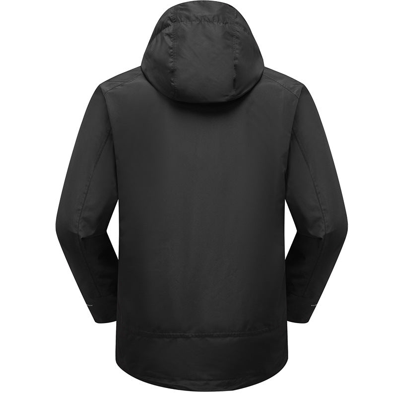 2023 nouveau Outdoor unisexe coupe - vent imperméable 2 en 1 veste jk01