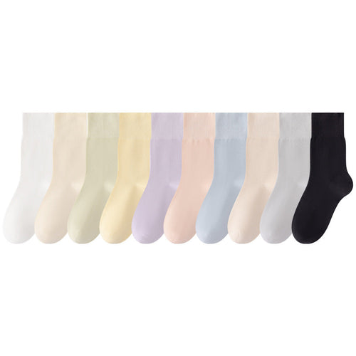 Chaussettes pour femmes mi-hautes, amples, antibactériennes en pur coton avec désodorisant SO 03
