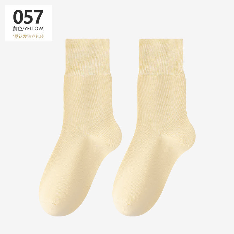 Chaussettes pour femmes mi-hautes, amples, antibactériennes en pur coton avec désodorisant SO 03