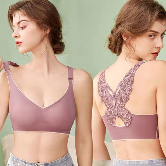 🔥 Nouvelle offre spéciale à 19,90 € 🔥 Nouveau soutien-gorge sans fil à la mode de 2023 avec soutien papillon pour le dos et respirabilité (BH40)
