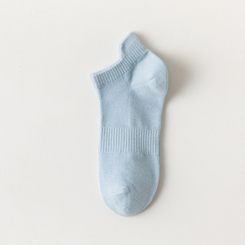 Chaussettes d'été respirantes en coton pur pour femmes