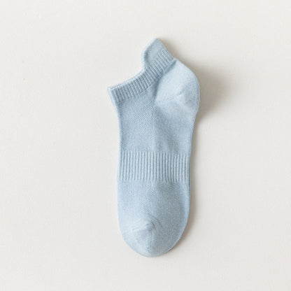 Chaussettes d'été respirantes en coton pur pour femmes