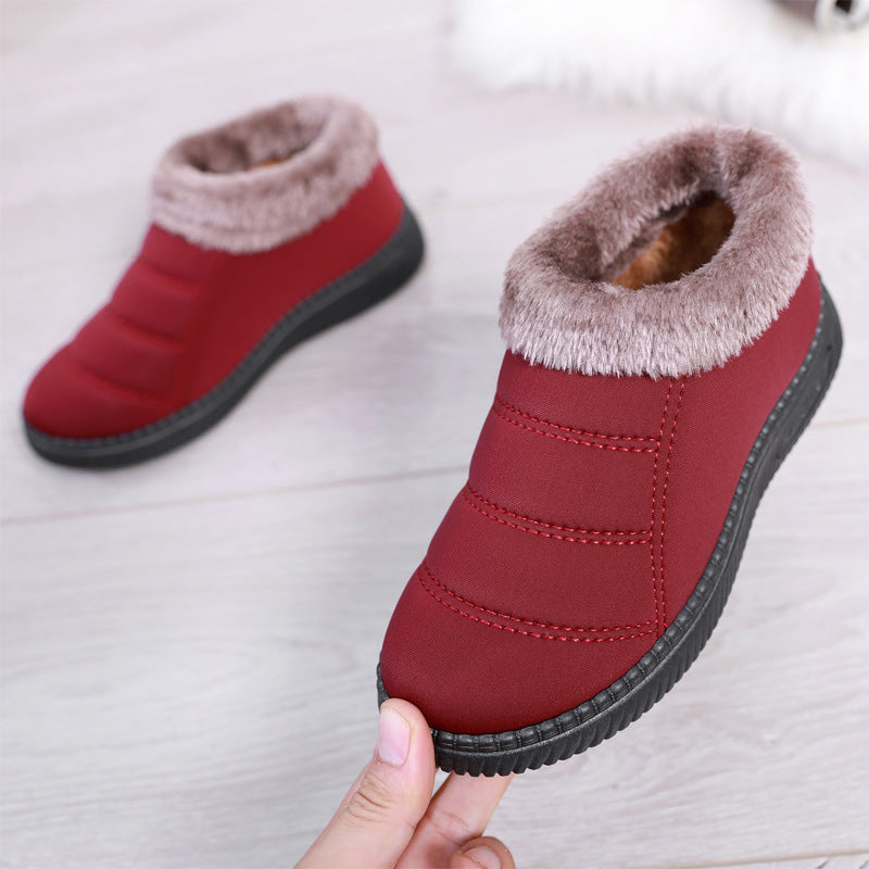 Bottes chaudes en polaire antidérapantes pour femmes