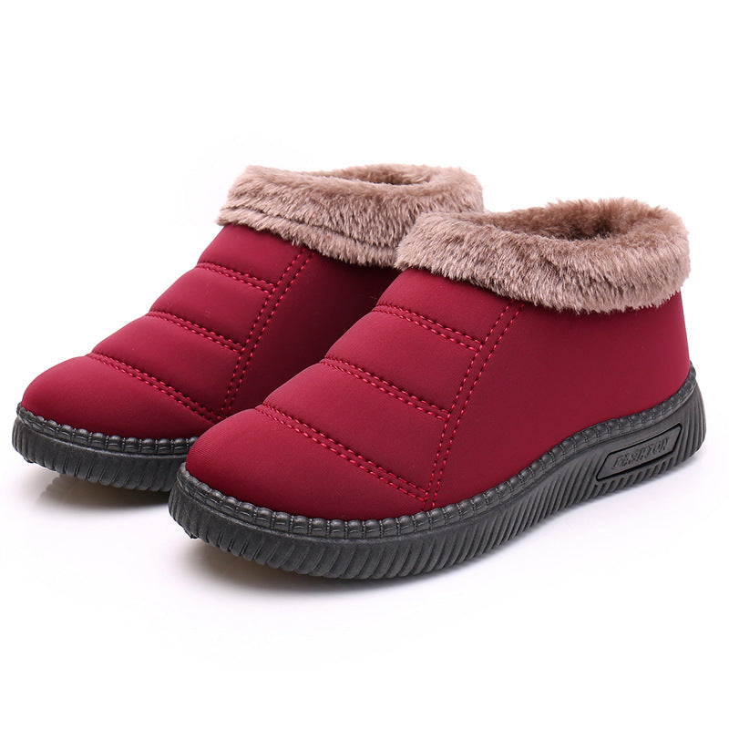 Bottes chaudes en polaire antidérapantes pour femmes