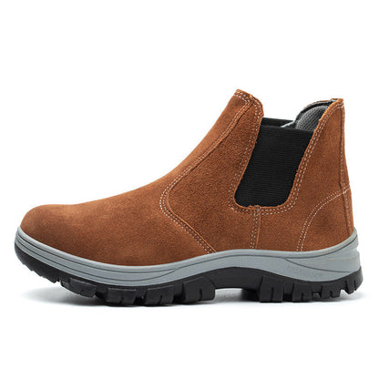 Chaussures De Marche D'extérieur À Enfiler Pour Hommes (Soutien De La Voûte Plantaire, Anti-Dérapant, Correction De La Posture, Conception Sans Lacets)-A4122