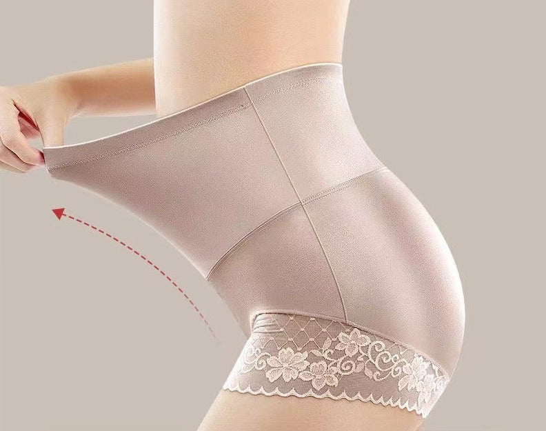 Shorts à taille haute et contrôle du ventre pour femmes en taille plus-SH09