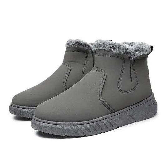 Bottes de neige chaudes courtes d'hiver de style simple pour hommes W095