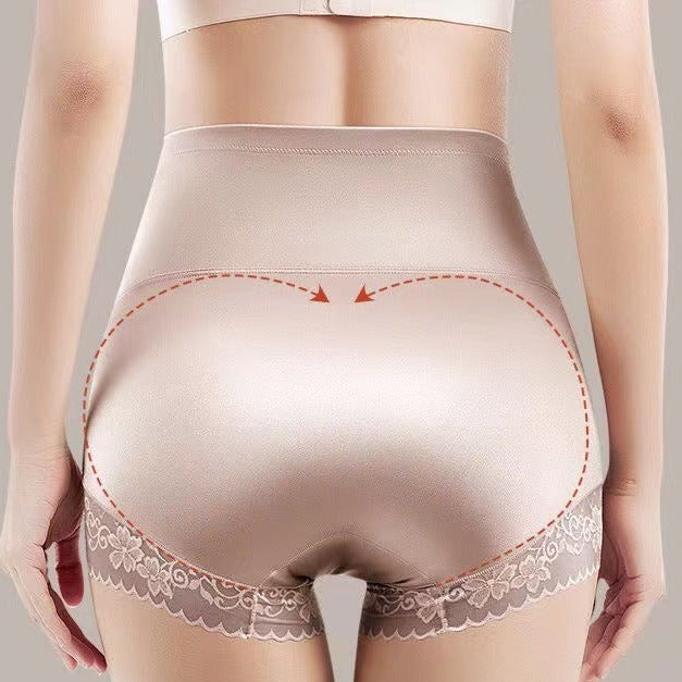 Shorts à taille haute et contrôle du ventre pour femmes en taille plus-SH09