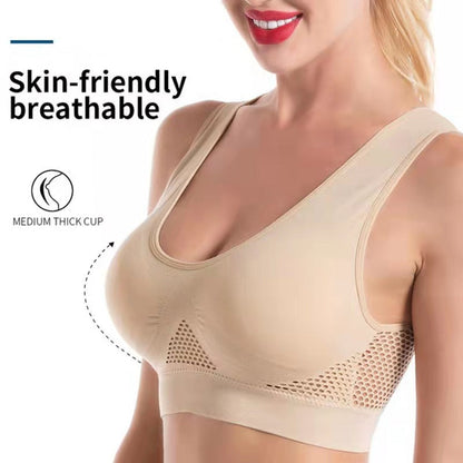 Soutien-gorge respirant Cool Lift Up Air - Soutien-gorge d'air - Soutien-gorge de confort de refroidissement perméable à l'air sans fil sans couture pour femmes- BH35BH35