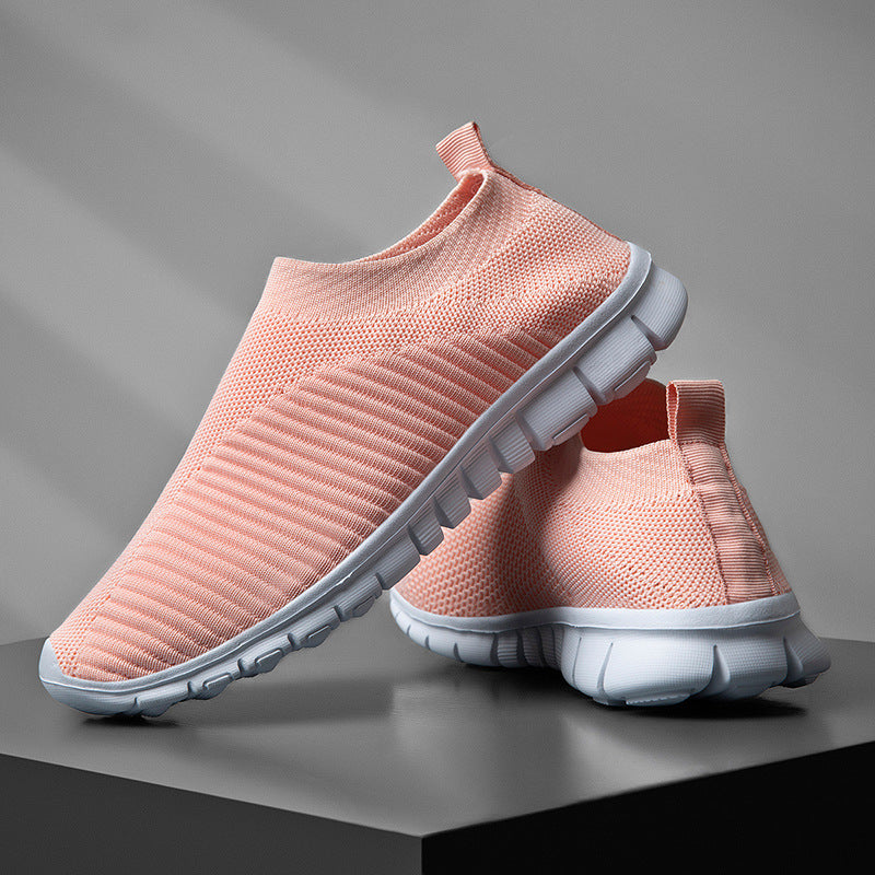 Chaussures de marche d'extérieur à enfiler unisexes (soutien de la voûte plantaire, anti-dérapant, correction de la posture, design à enfiler)