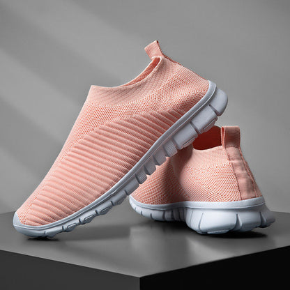 Chaussures de marche d'extérieur à enfiler unisexes (soutien de la voûte plantaire, anti-dérapant, correction de la posture, design à enfiler)