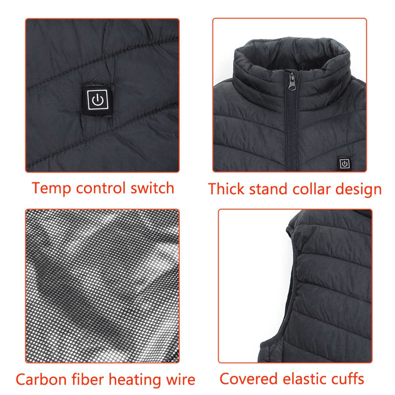 🎉Soldes du Nouvel An 2024! 🔥 Gilet chauffant rechargeable à 9 zones chauffantes révolutionnaire amélioré ( 🔥 Chauffage rapide en 3 secondes!)