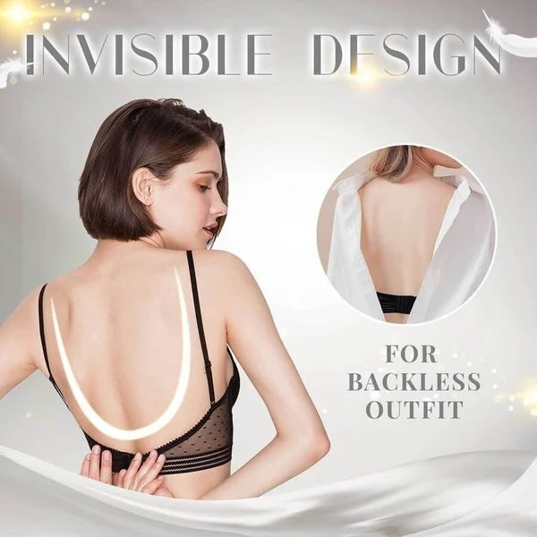 Soutien-gorge en dentelle sans fil avec dos bas et push-up - BH09