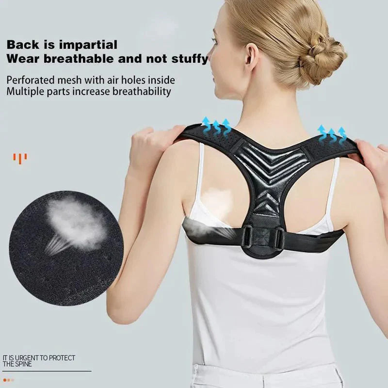 🔥Transformation en 21 jours ! 🔥 Ceinture de correction de posture réglable (votre solution ultime pour un dos plus sain !)
